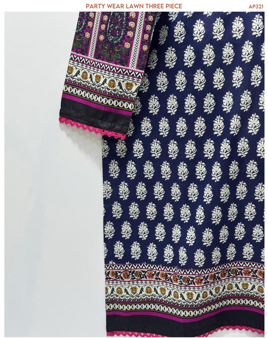 3-Piece Printed Lawn Collection