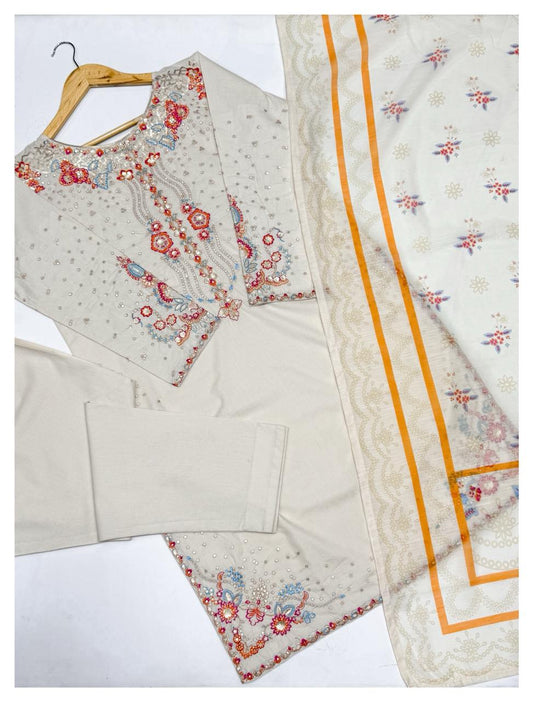 3-Piece Cotton Ensemble  beautifully crafted outfit