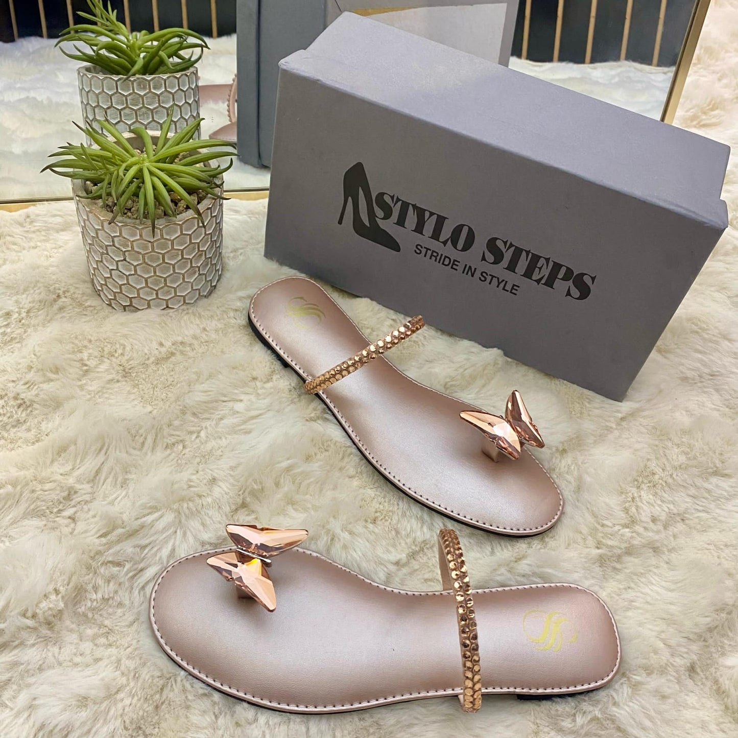 Butterfly Stride Flats