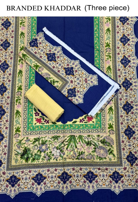 3 PIECE KHADDAR