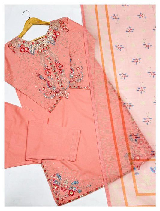 3-Piece Cotton Ensemble  beautifully crafted outfit